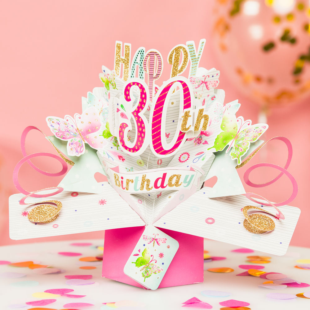 Second Nature Pop Ups | 30th Birthday | Butterflies