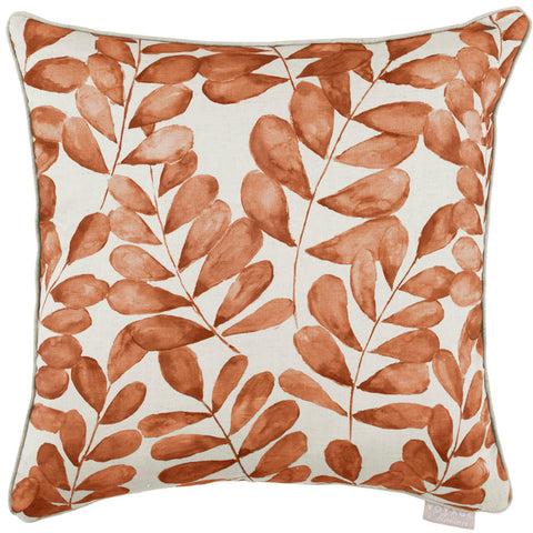 Voyage Maison | Rowan Printed Feather Cushion | Amber