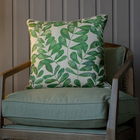 Voyage Maison | Rowan Printed Feather Cushion | Apple