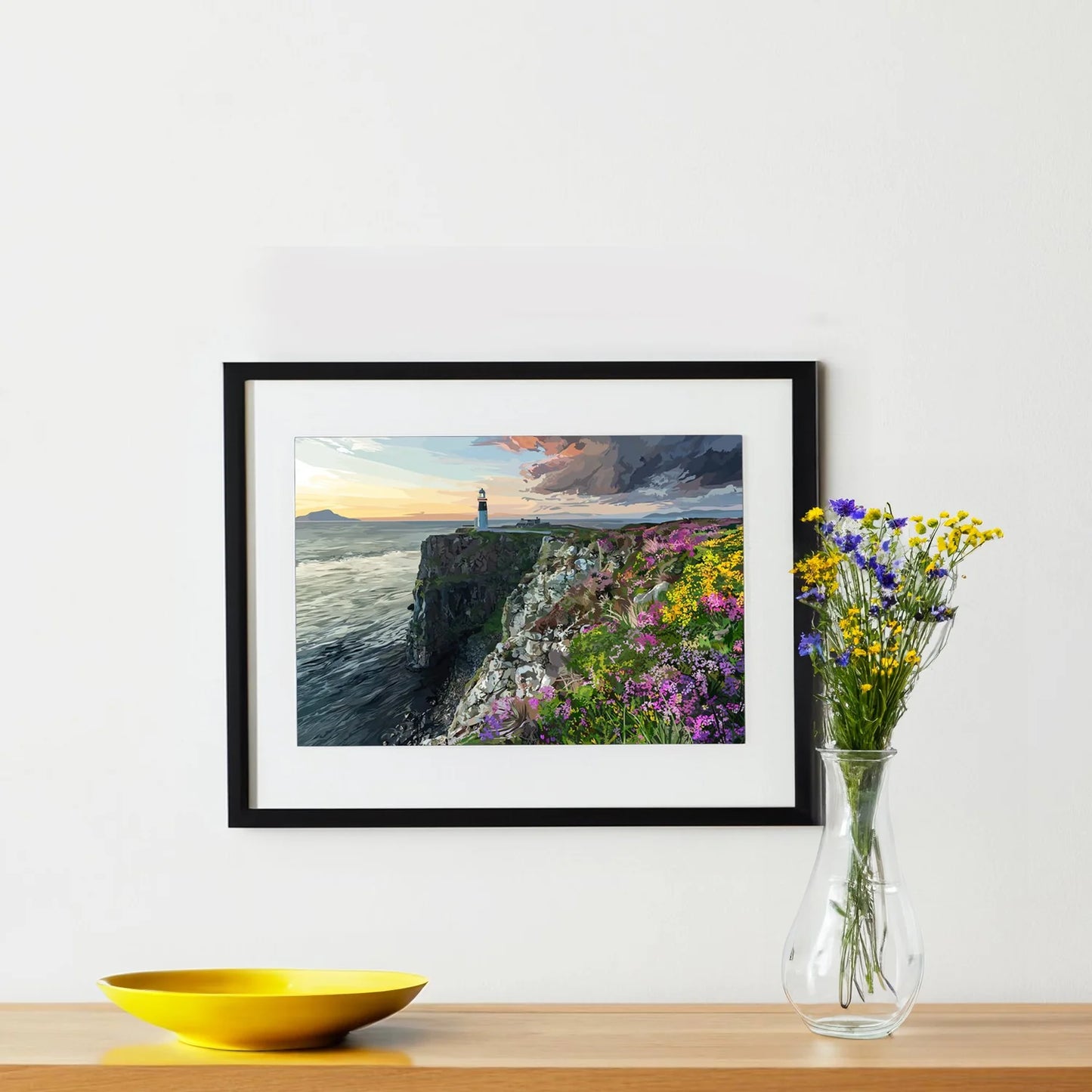 Amber Jordan Design | Rathlin Island East Lighthouse | A3