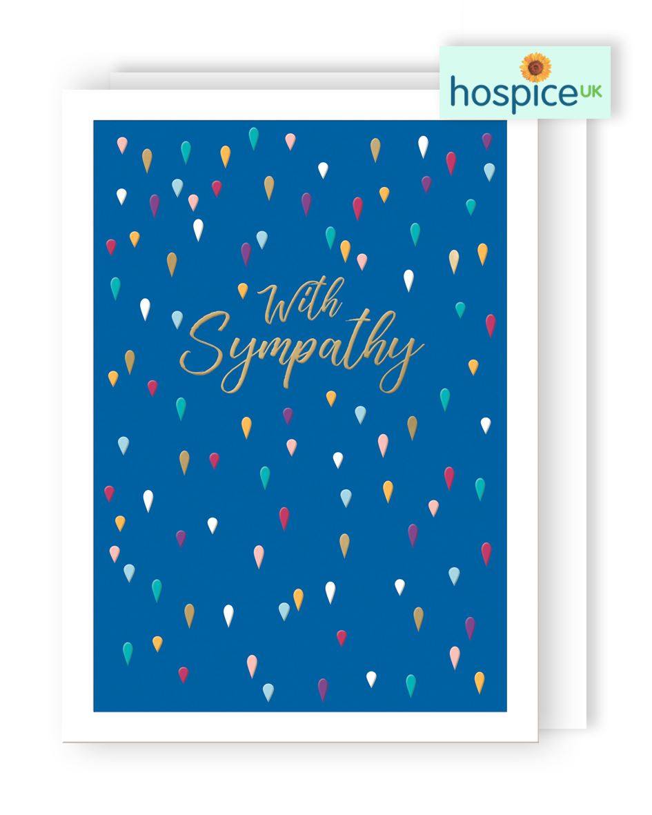 Sympathy Card | Multicolored Raindrops