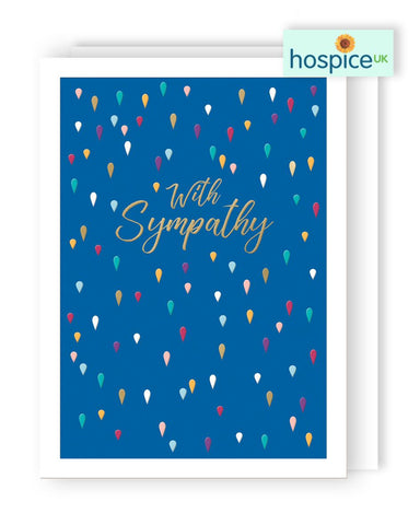 Sympathy Card | Multicolored Raindrops