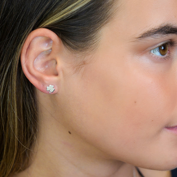 Shamrock | Sterling Silver Earrings