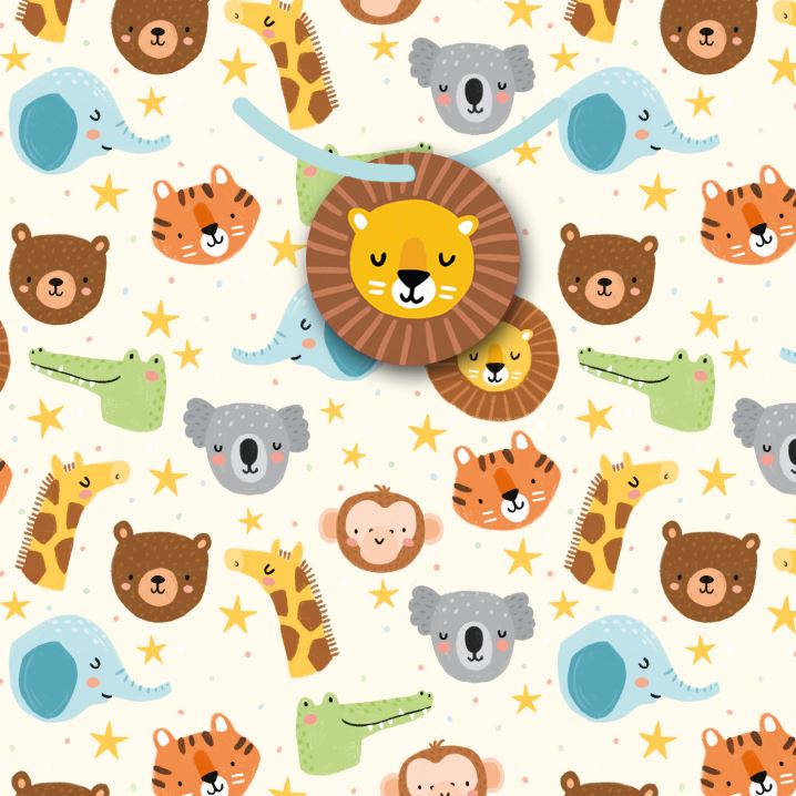 Jungle Animals Large Bag