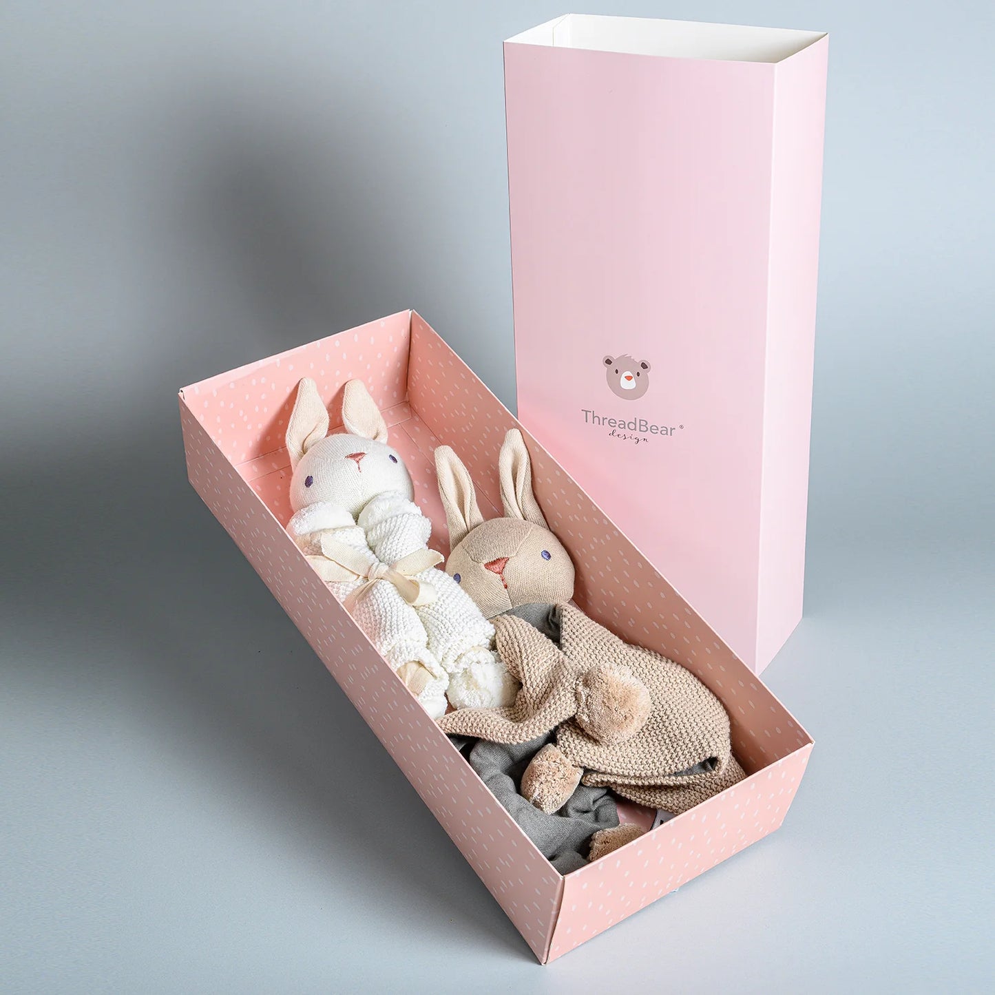 Baby Thread | Bunny Organic Comforter | Set of  2 Gift Boxed