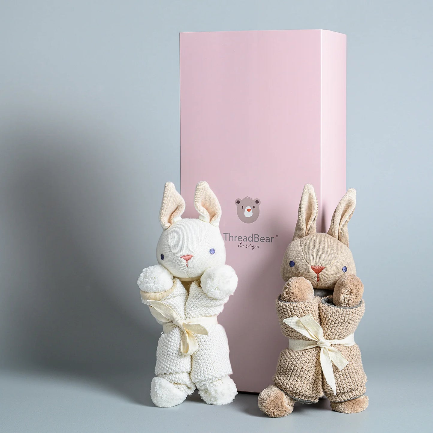 Baby Thread | Bunny Organic Comforter | Set of  2 Gift Boxed