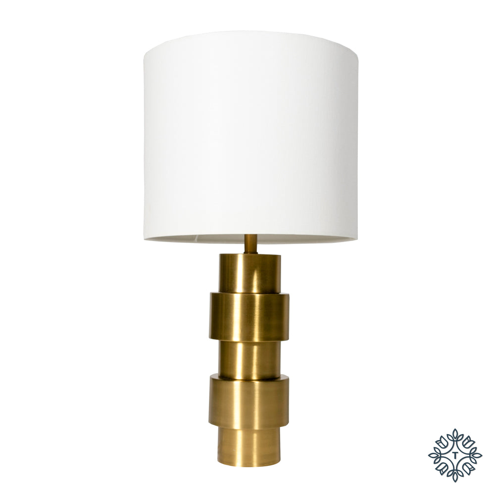 Jean Cylinder Table Lamp | Gold