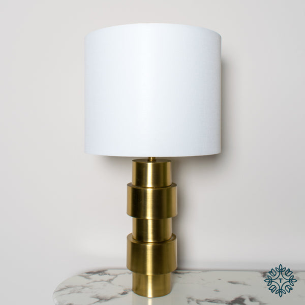 Jean Cylinder Table Lamp | Gold