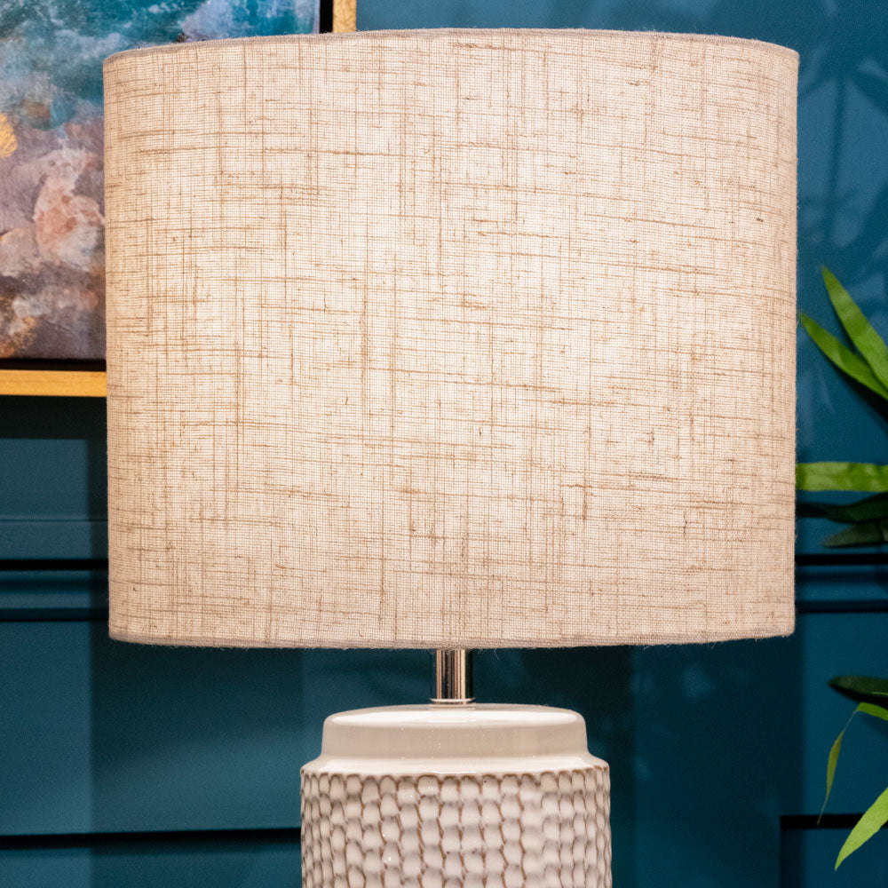 Hazel Table Lamp Cream 60cm