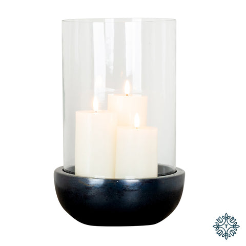 Kimberly Hurricane Lantern | Oxi Black | 32cm