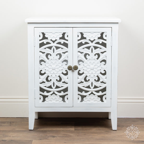 Jessie 2 Door Cabinet White