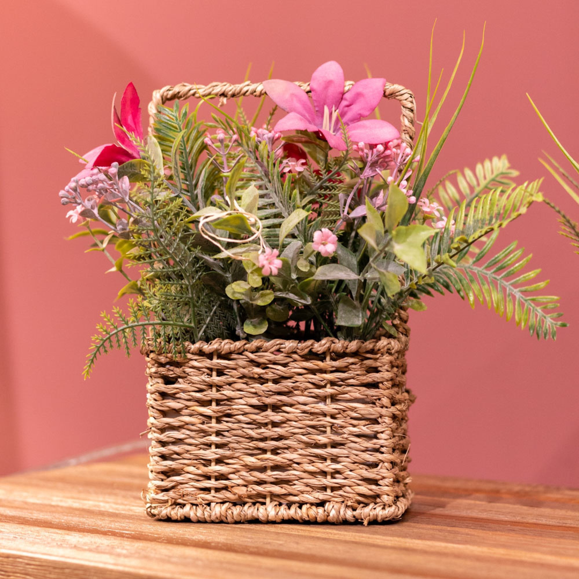Wildflower Flower Basket Small