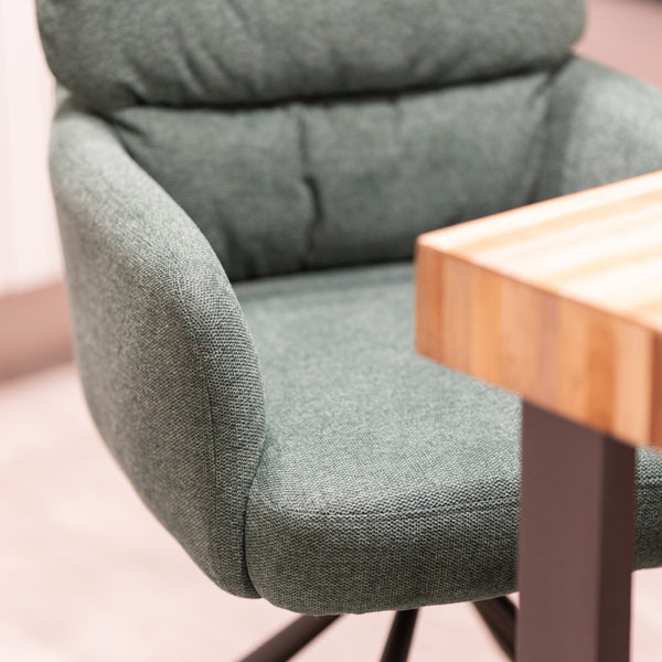 Stefan Swivel Dining Chair Green