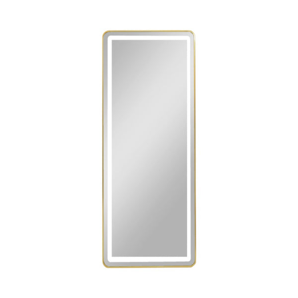 Modena | LED Cheval Mirror Gold | 160x50 cm