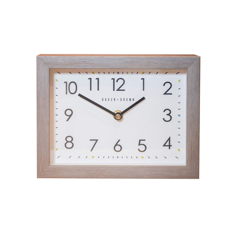 Baker & Brown Mantle Clock Limestone