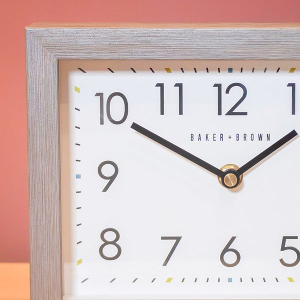 Baker & Brown Mantle Clock Limestone