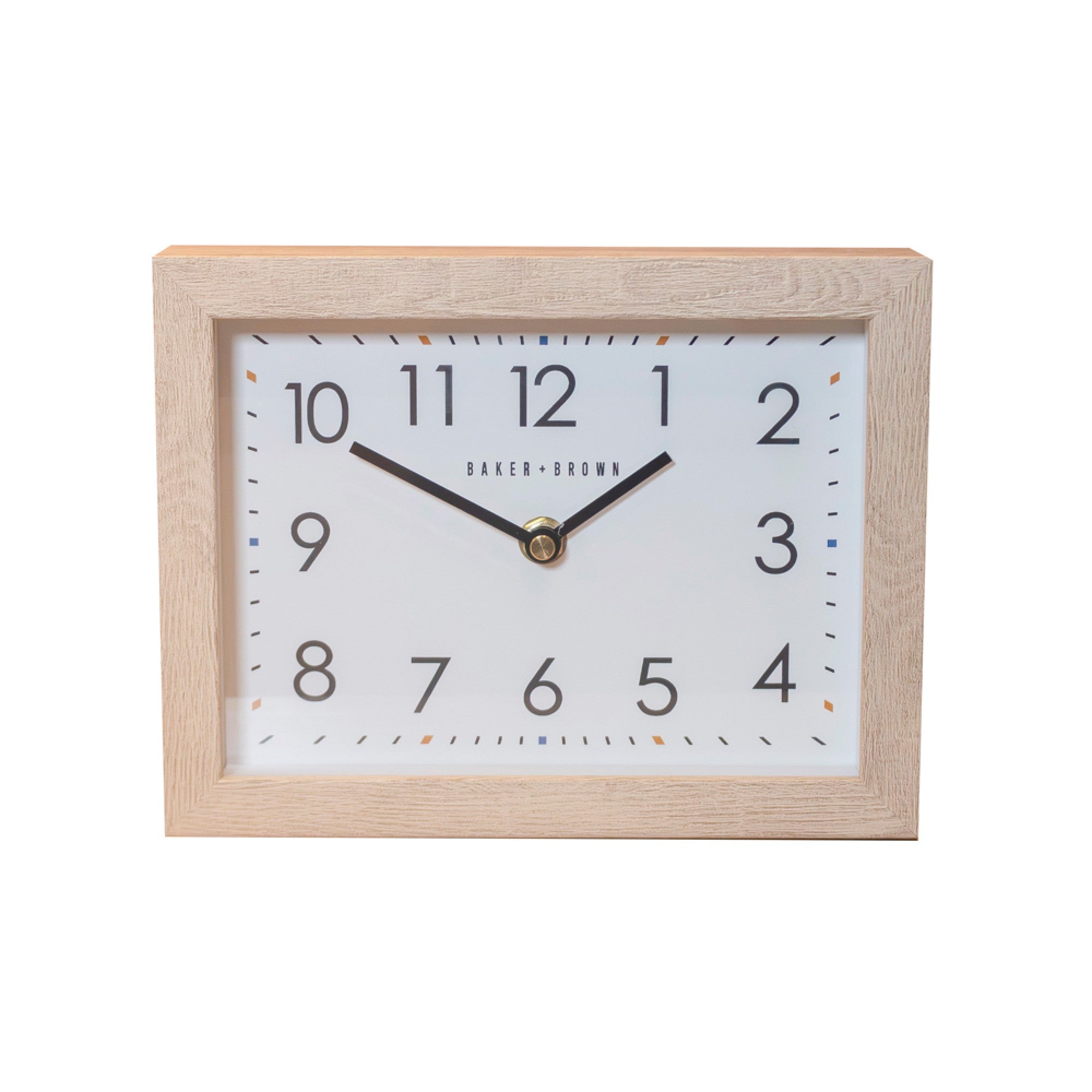 Baker & Brown Mantle Clock Oak