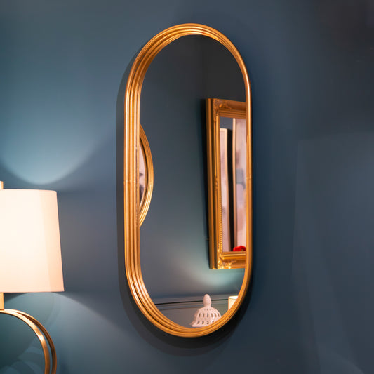Odessa Oblong Mirror Gold 99x49cm