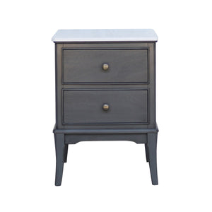 Monroe 2 DR Accent Table W Marble Top Russell