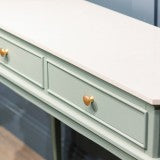 Monroe 2 Drawer W Marble Top Sage