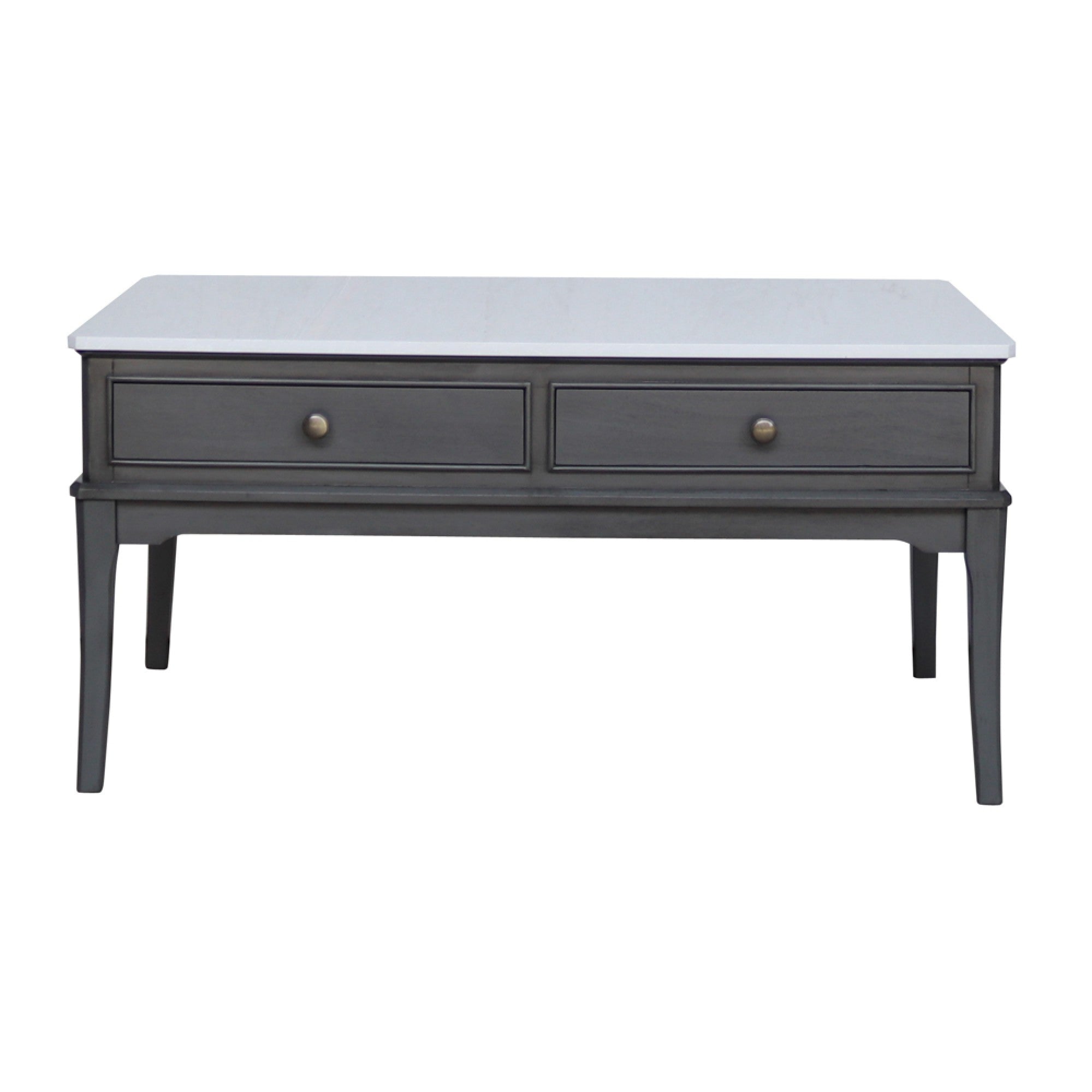 Monroe Coffee Table W Marble Top Russell