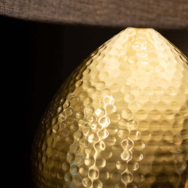 Zoe Hammered Table Lamp 56cm