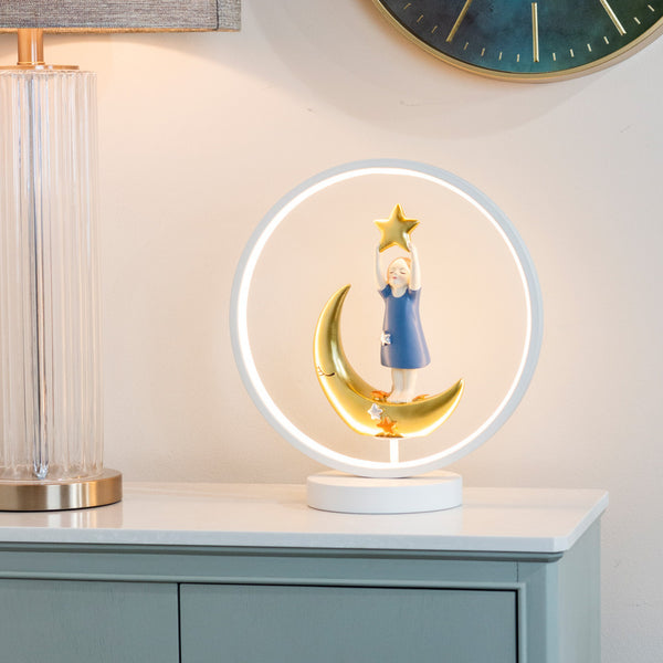 Star And Moon USB Lamp