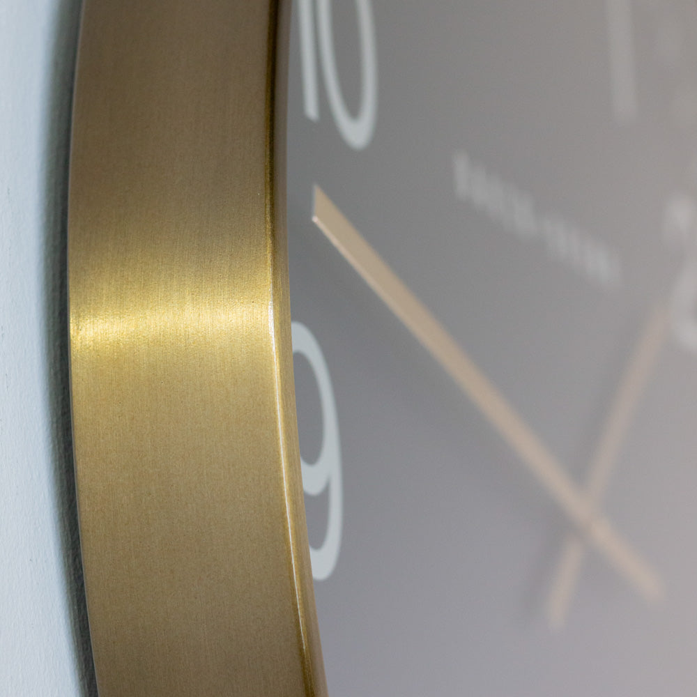 Baker & Brown | Clocksmith | Black/Brass 76cm