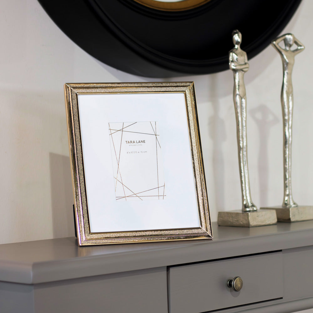 Petra Photo Frame Gold 4x6