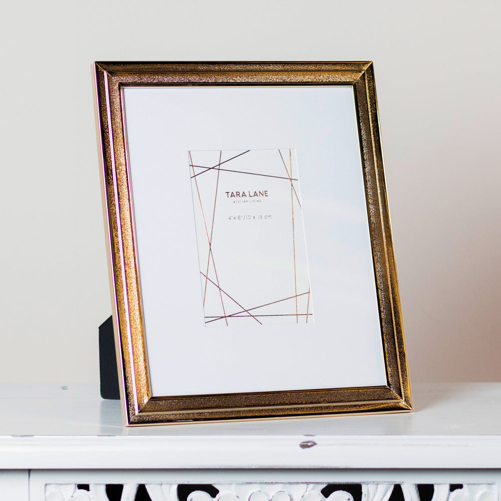 Petra Photo Frame Gold 4x6