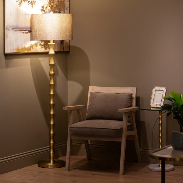 Julia Floor Lamp | Gold/Champagne