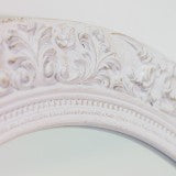 Yvette Round Mirror|Cream 90cm