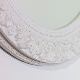 Yvette Round Mirror|Cream 90cm