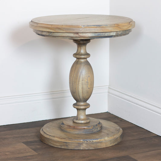 Marwood Pillar Side Table Round