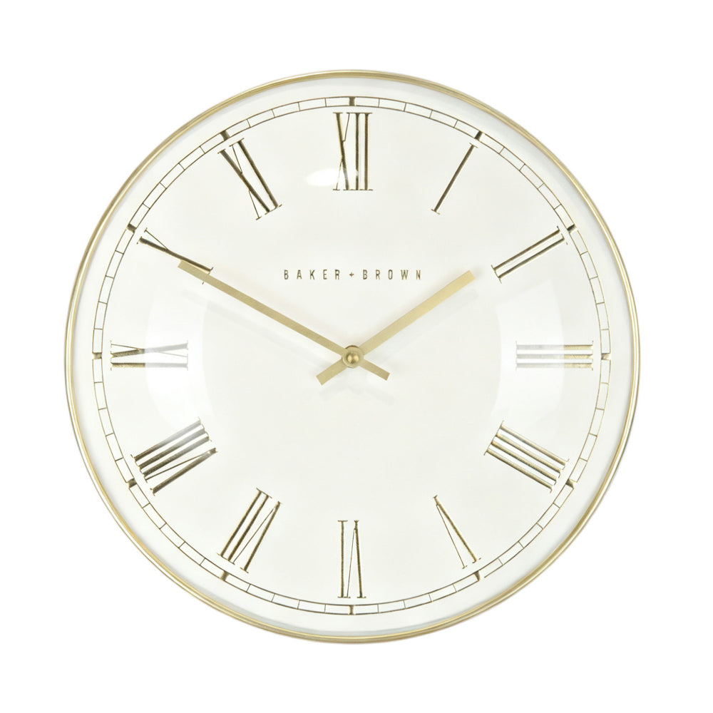 Pesaro Wall Clock Gold/White | 36cm