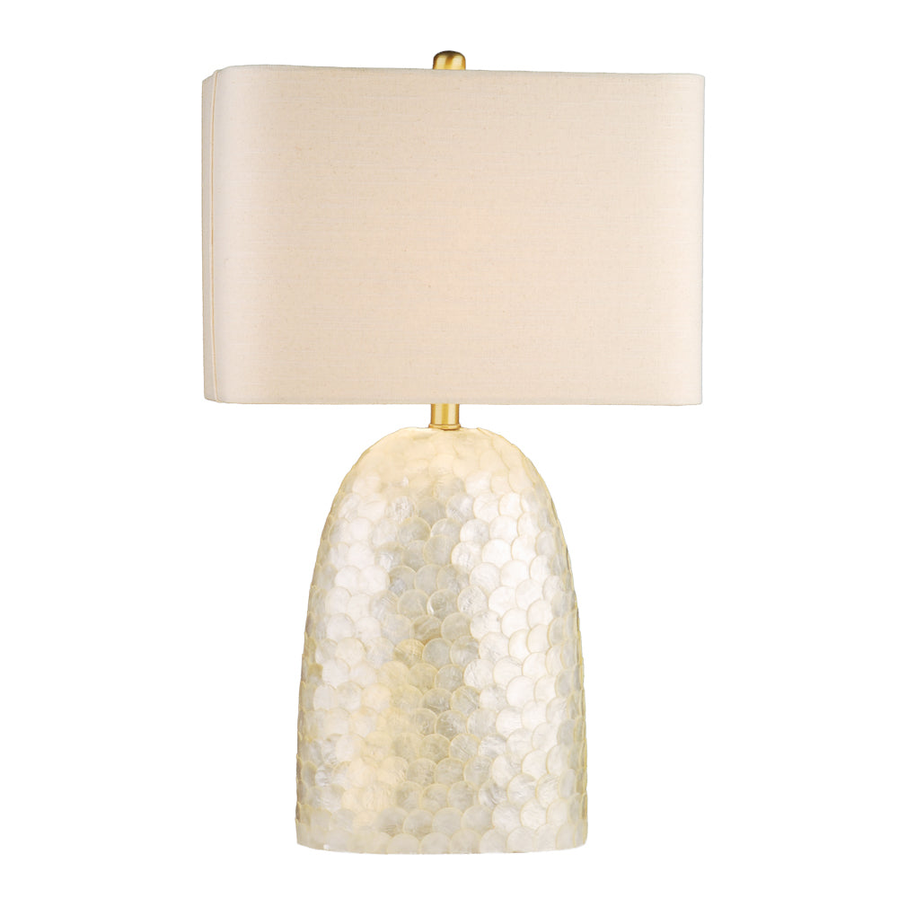 Capiz Table Lamp Natural 68cm