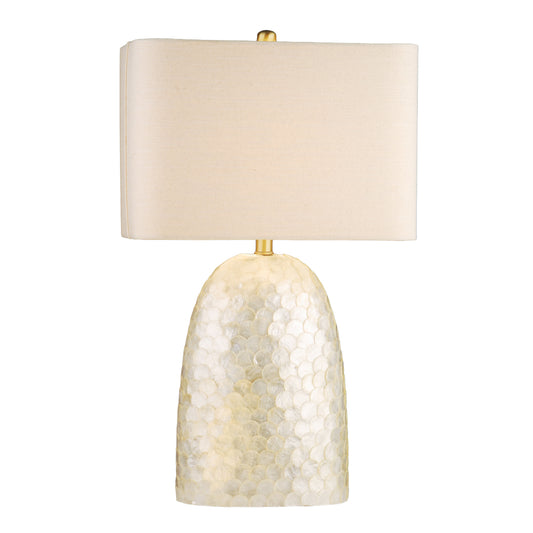 Capiz Table Lamp Natural 68cm