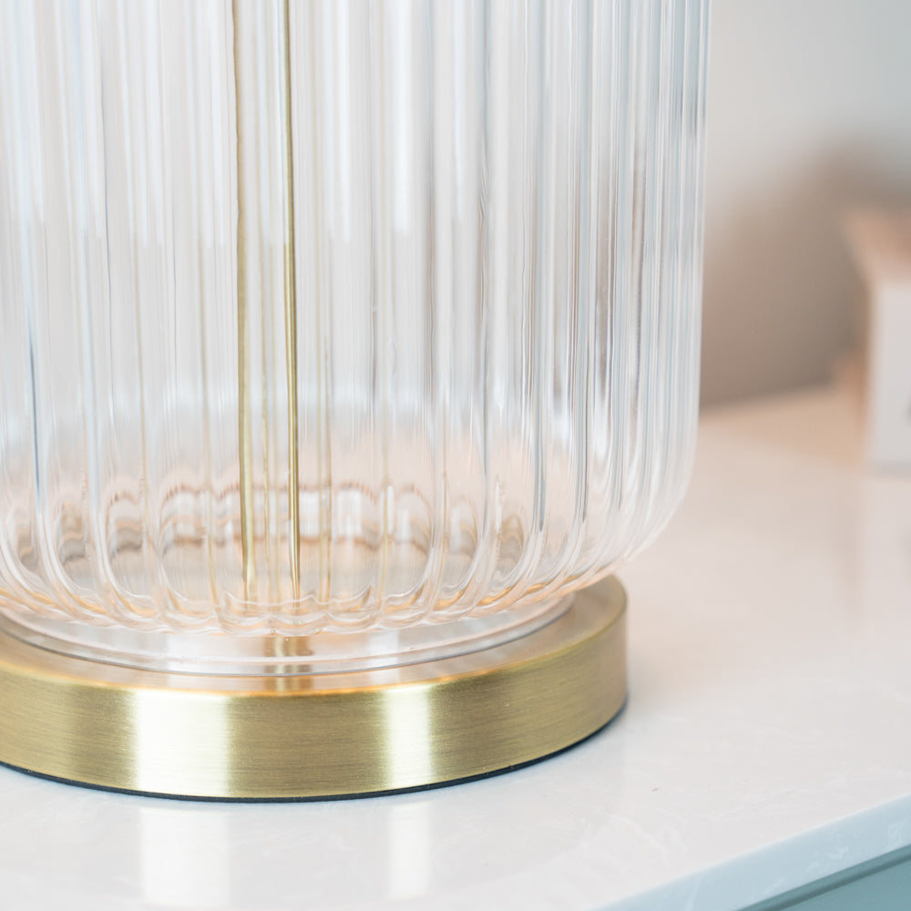 Tabitha Glass Table Lamp | 72cm