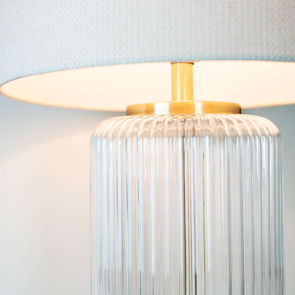 Tabitha Glass Table Lamp | 72cm