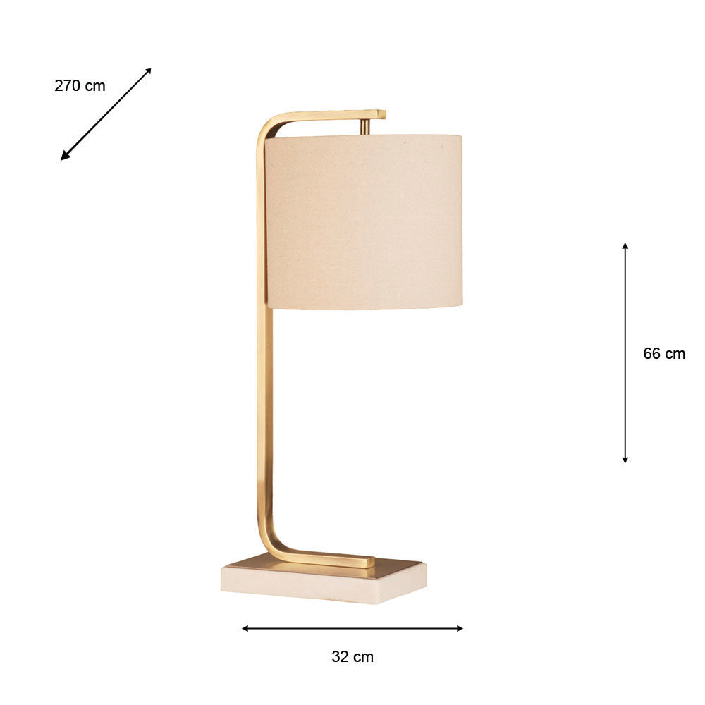 Kyra Marble Base Table Lamp
