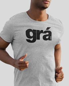 T-shirt - Gra- Grey/Black (XL)