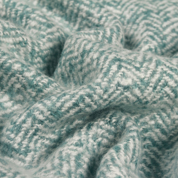 Weaver Herringbone Throw | Teal