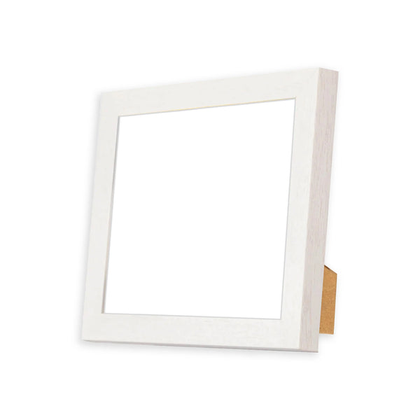 Crumble & Core | Ceramic Framed Tile | Pink Bunny Welcome To The World Design