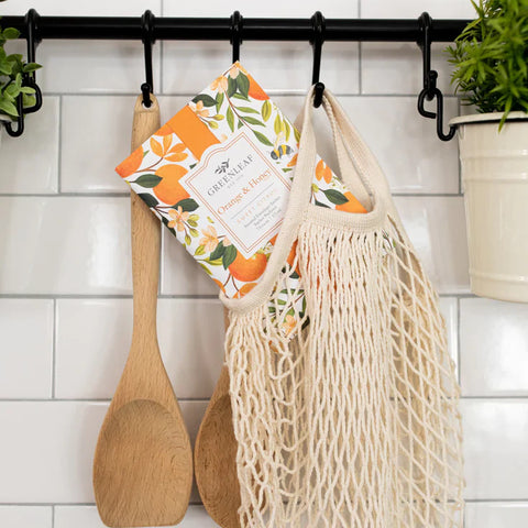 Greenleaf Large Scented Sachet | Orange & Honey