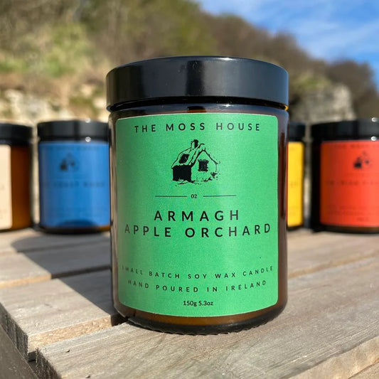 The Moss House | Soy Wax Candle | Armagh Apple Orchard