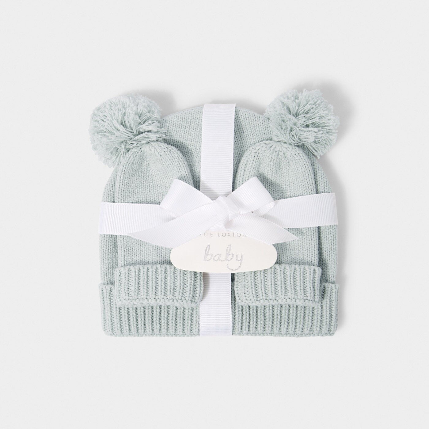 Baby Hat And Mittens 0-3 Months | Sage | Katie Loxton