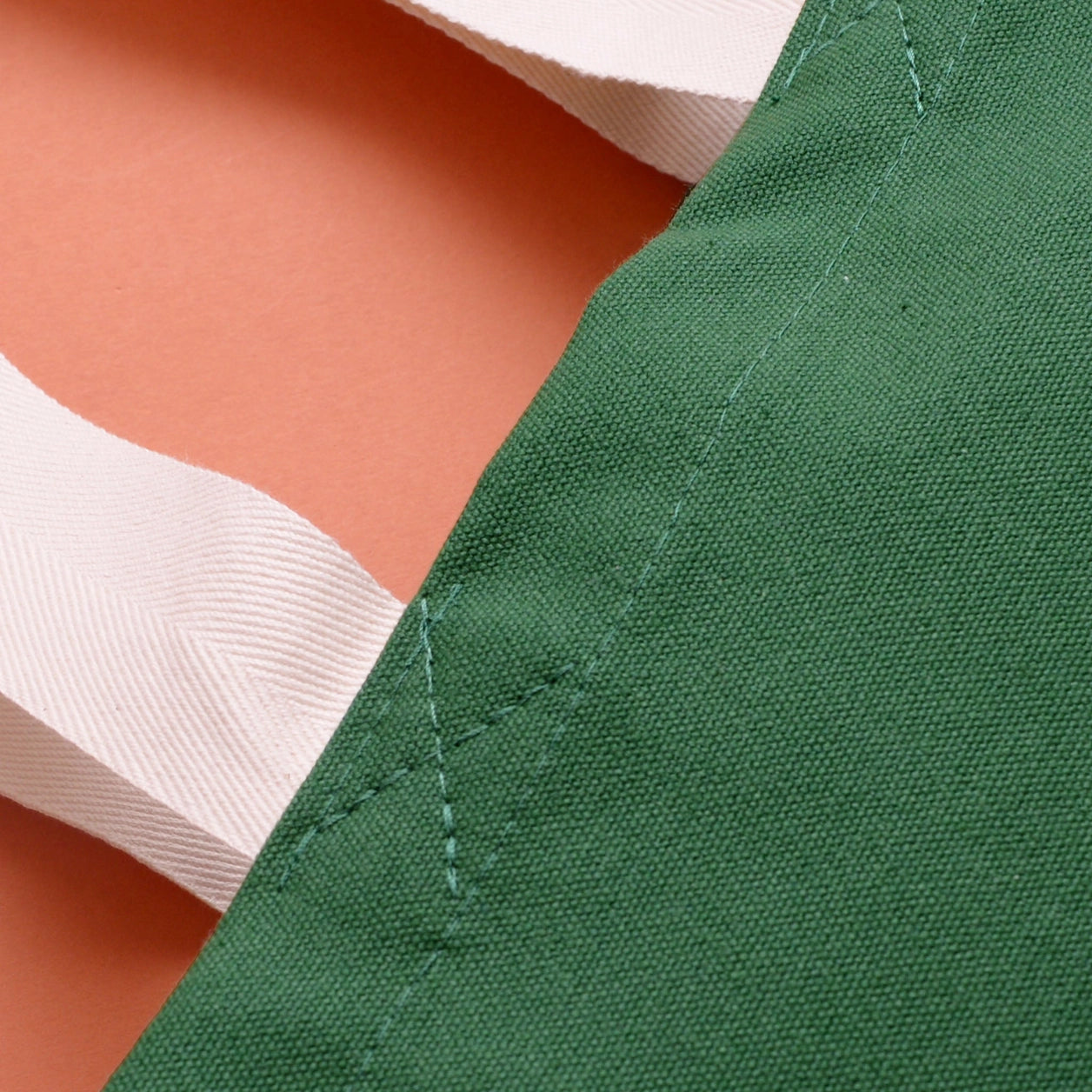 Books & Snacks | Canvas Tote Bag | Forest Green