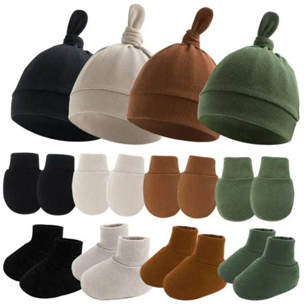 Baby Hat| Gloves | Booties (Mustard)