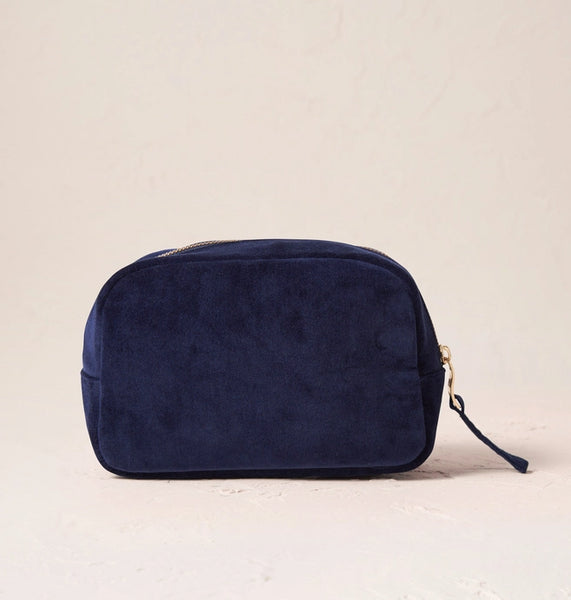 Elizabeth Scarlett | Celestial Cosmetics Bag | Navy Velvet