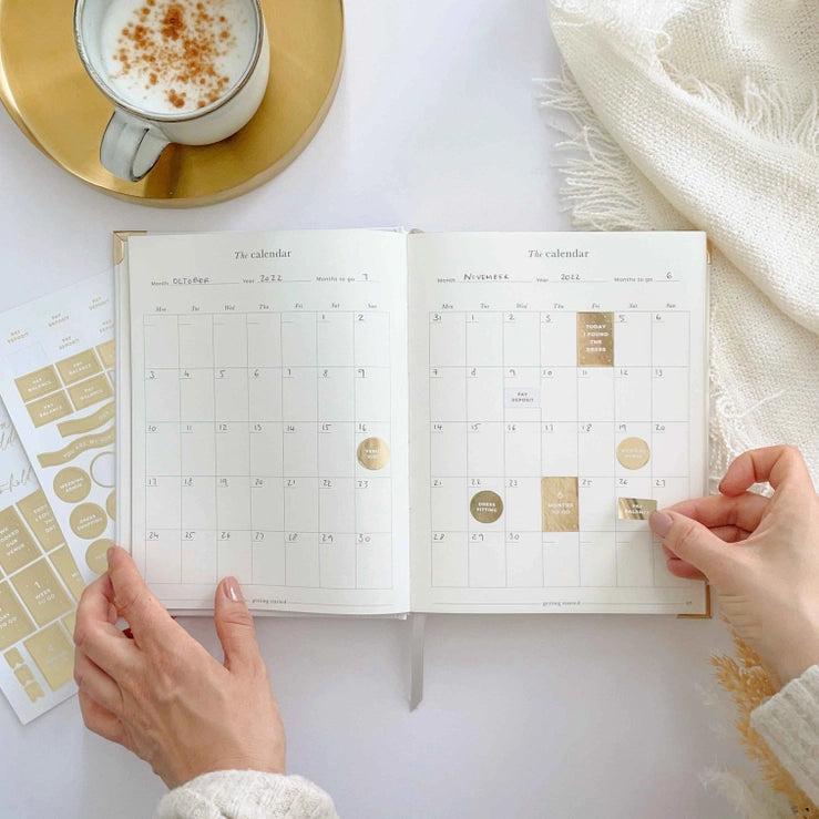 Luxury Floral Wedding Planner Book